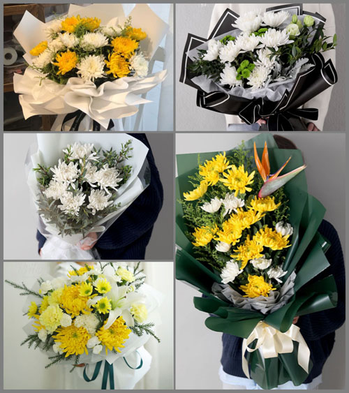 浙江省丽水莲都区万象街道白事花束代送